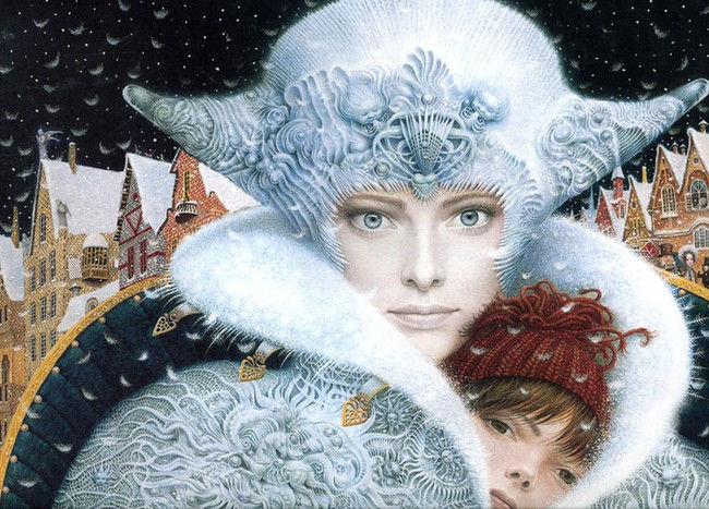 Ілюстрація до книги «Снігова королева», автор В.Ерко