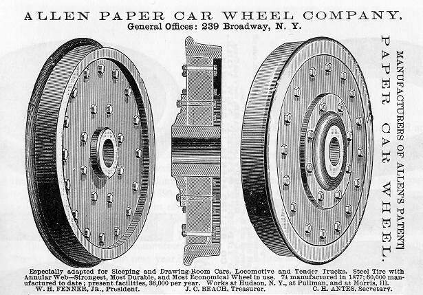 Конструкція колеса з паперовим сердечником