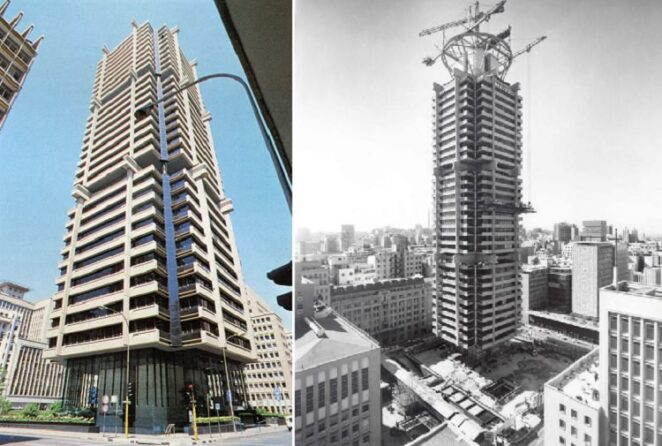 Будівництво зверху-вниз: Standard Bank Centre