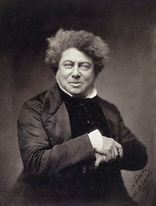 Олександр Дюма у 1855 році 