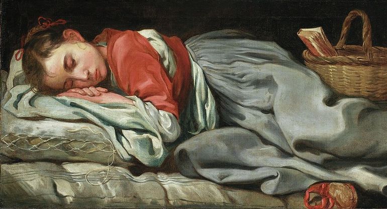 «Дівчина, що спить» Бернгард Кейль (1624–1687) 