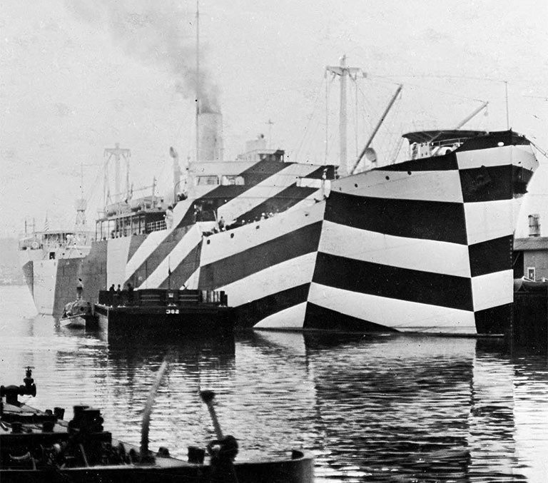 “Засліплюючий” камуфляж військових кораблів у Першій світовій війні (1917-1918)
