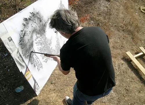 Художник, який створює картини пострілами з рушниці: Волтон Кріл (Walton Creel)
